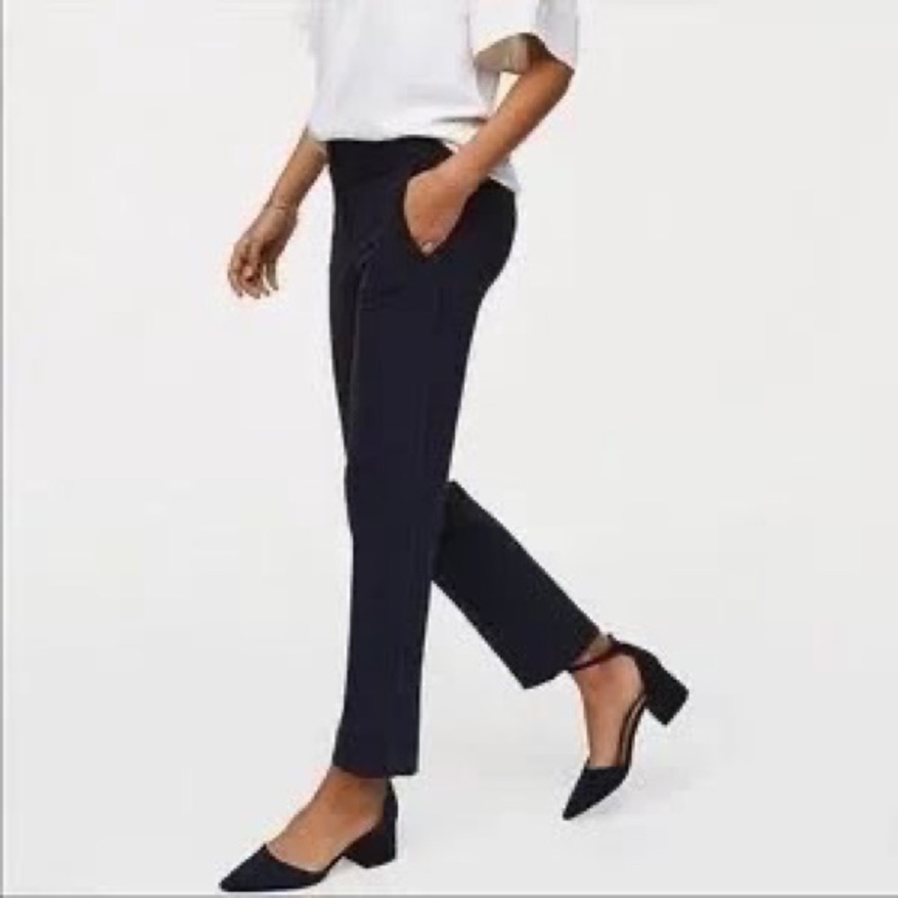 Loft Marisa Skinny Pencil Ankle Length Grosgrain Ribbon Pants Size 2 PETITE